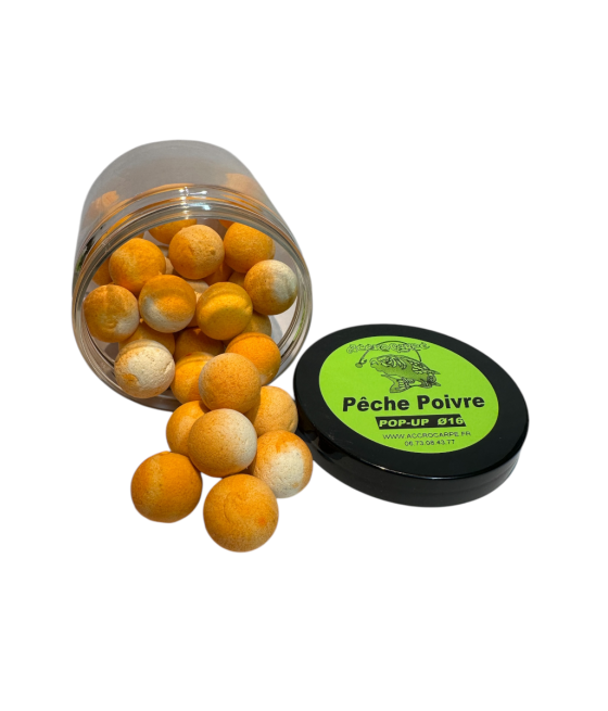 Pop-up pêche poivre