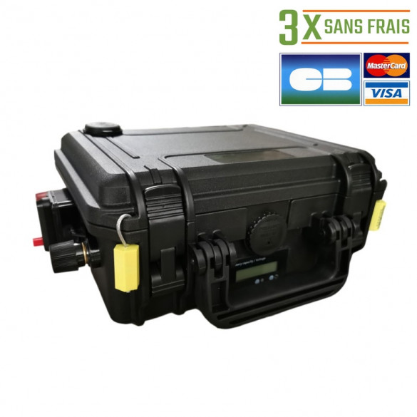 Valise Batterie BSR 12V 100A + 1 Sortie sondeur 20A